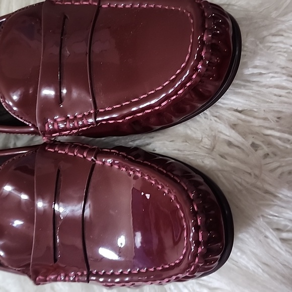 Zara Burgundy Loafers - Picture 12 of 12